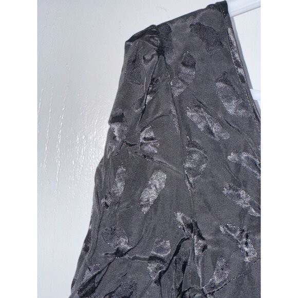 Leyden Black Textured Long Sleeve Cropped Top Medium - Picture 4 of 9